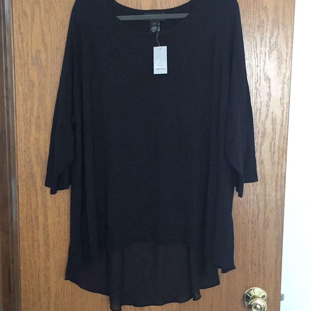 NWT black pullover sweater